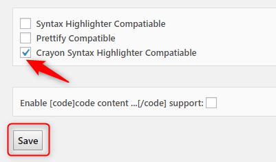 WP Code Highlight.js step8