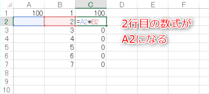 Excelで同一セルを参照する方法