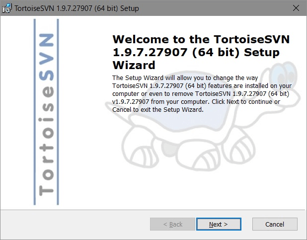 TortoiseSVN コマンドラインツール追加