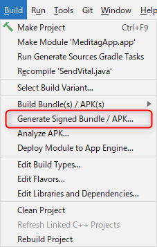 apk release build